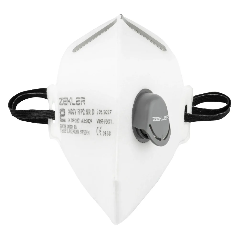 Zekler 1402V Halvmask filtrerande 15-pack