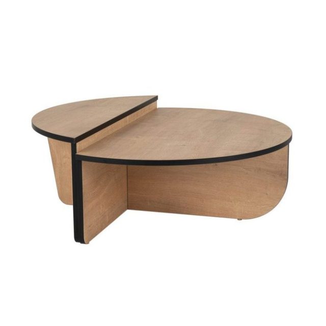 Soffbord Mukund Honey Oak Black