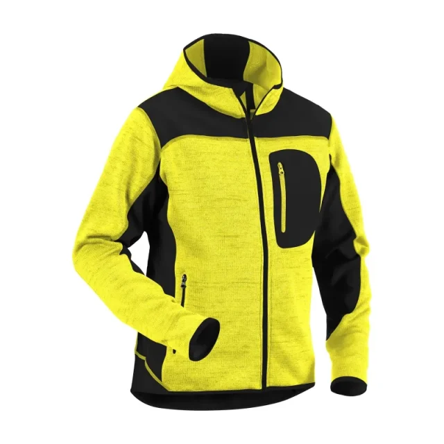 Blåkläder 493021173399XXXL Jacka varselgul/svart, stickad Varselgul/Svart