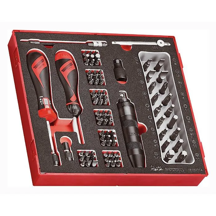 Teng Tools TEDSD14 Momentskruvmejselsats 95 delar