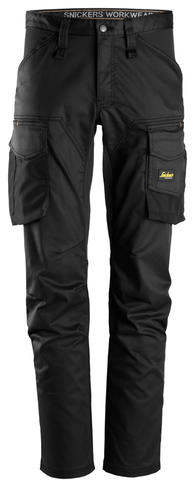 SERVICEBYXA 6803 AW C 50 SVART STRETCH SNICKERS