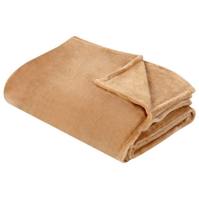 Pläd Bayburt Sandbeige, 200x220 cm