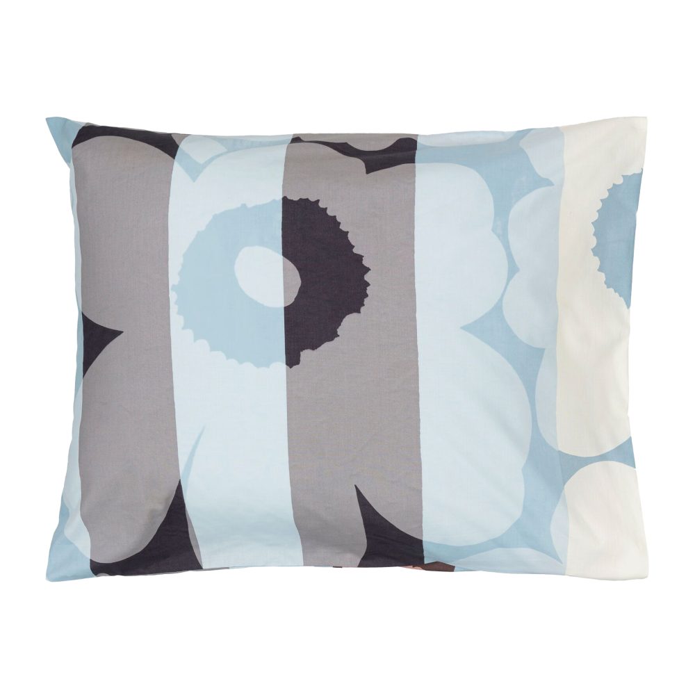 Unikko Ralli örngott 50x60 cm, Off white-peach-blue