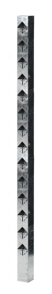 STAKET JABO ÖCKERÖ AVSLUT VARMGALV, STÅL 1480MM 70X70MM