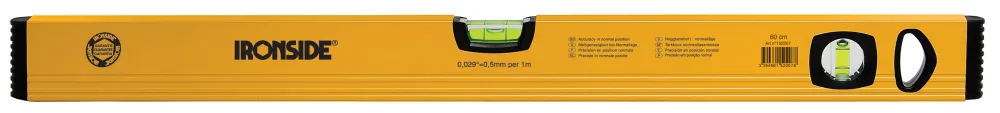Ironside 100236 Vattenpass aluminium, 2 libeller 1200 mm - Bild 2
