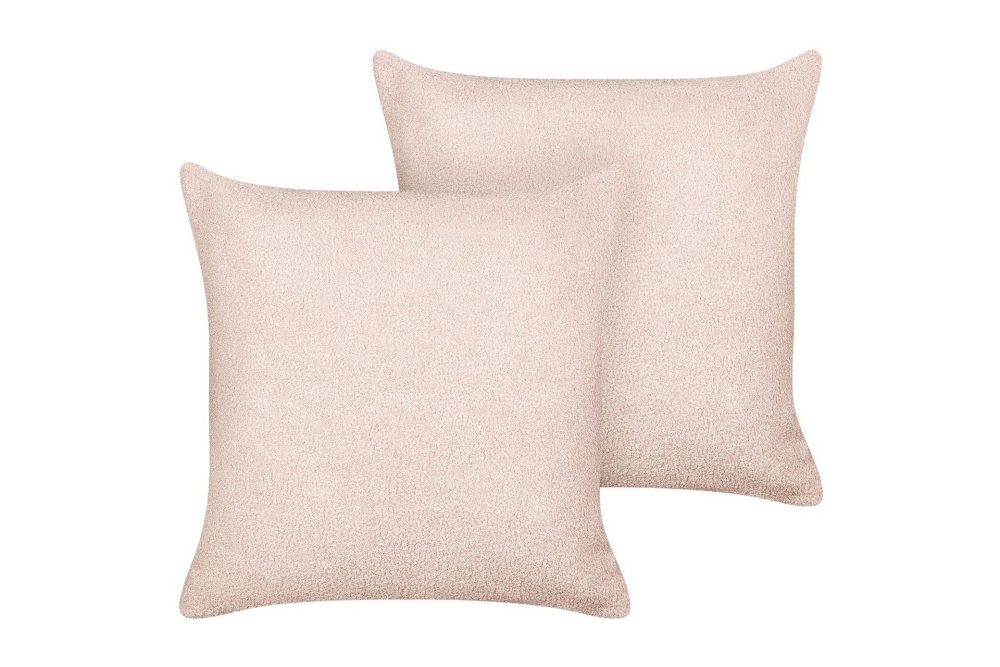 Prydnadskuddar Leuzea set om 2 Rosa, 45x45 cm