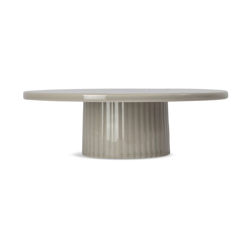 Flora tårtfat Ø25,5 cm, Beige