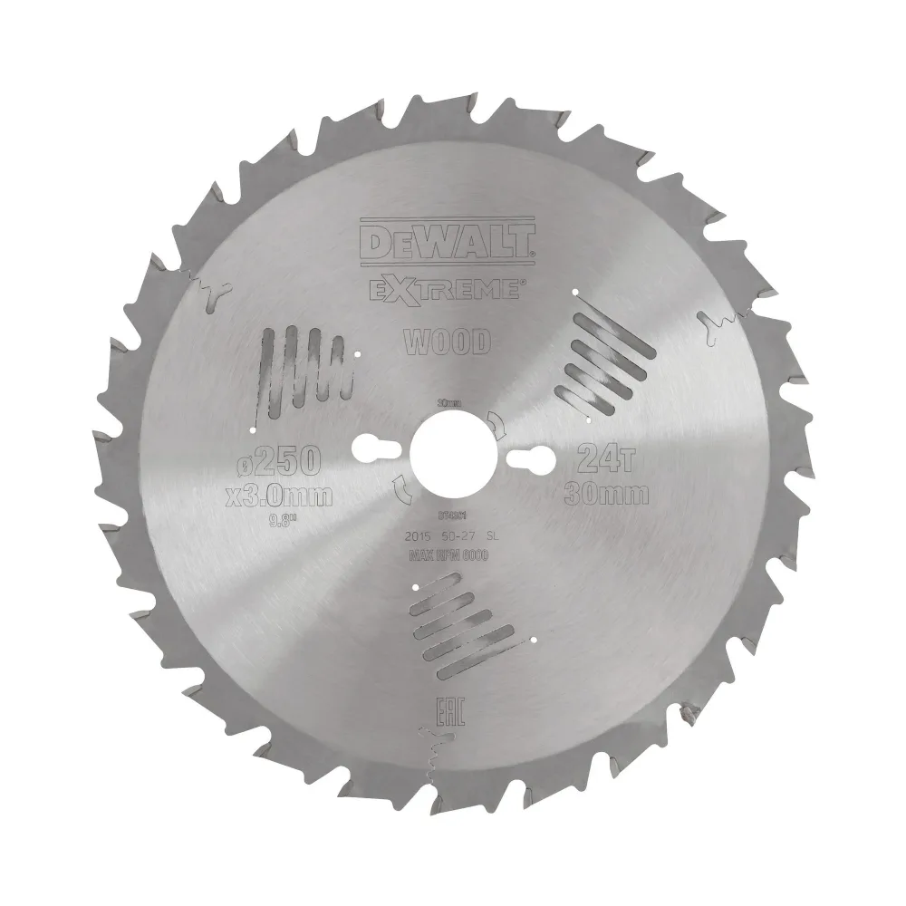 Dewalt DT4301-QZ Sågklinga 250 x 30 mm, 24T