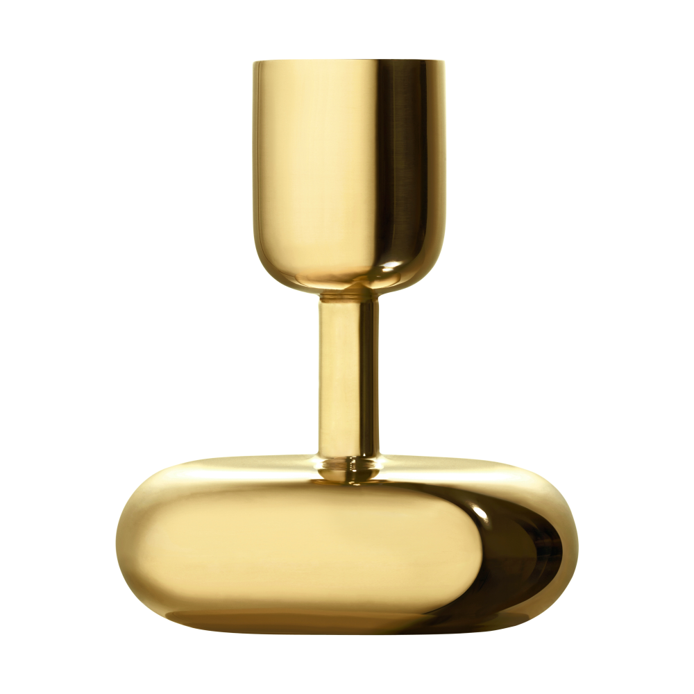 Nappula ljusstake mässing, liten 107 mm