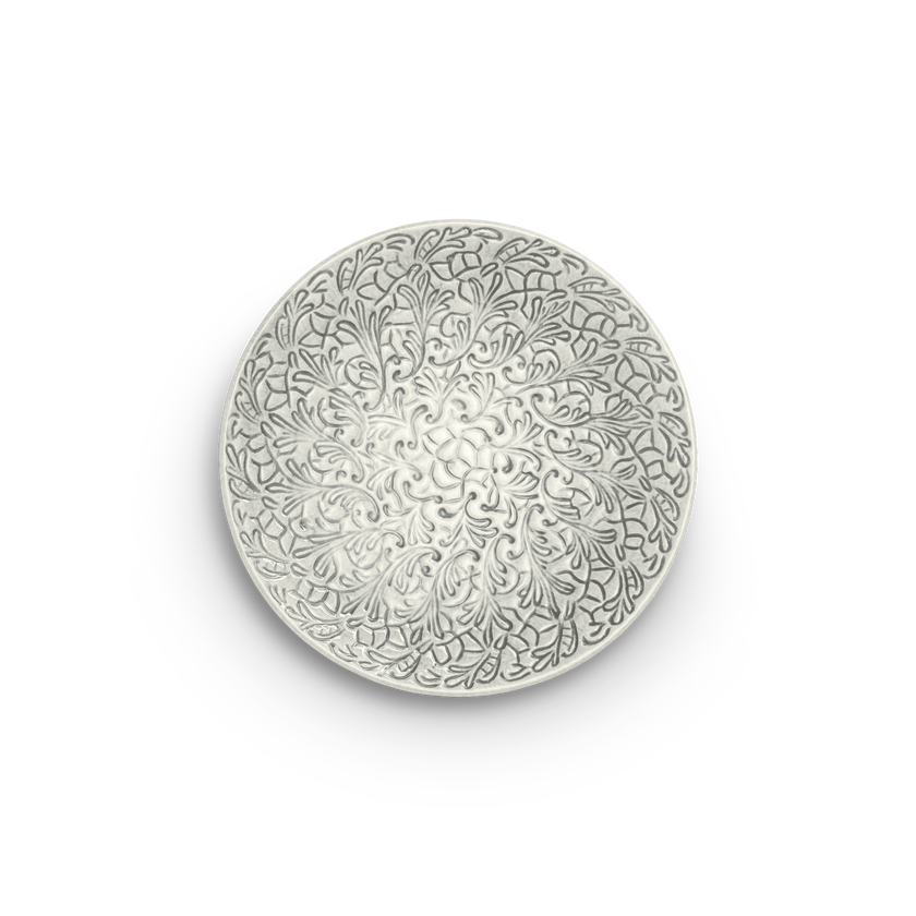 Lace Tallrik 20 cm Grå