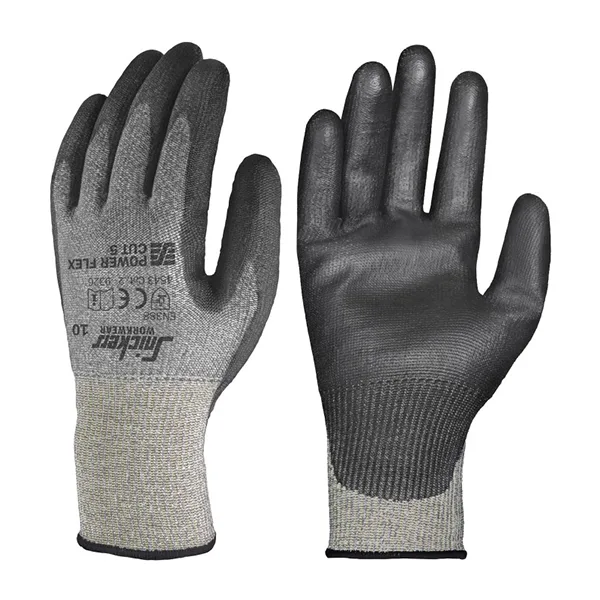 Snickers Workwear 9326 Power Flex Handske stengrå/svart 7