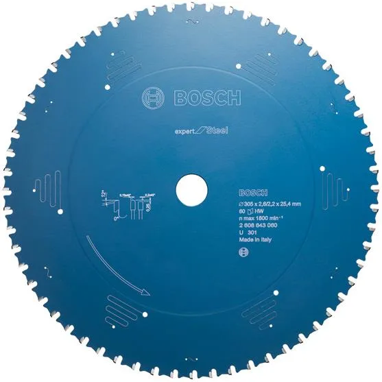 Bosch Expert for Steel Sågklinga 80T
