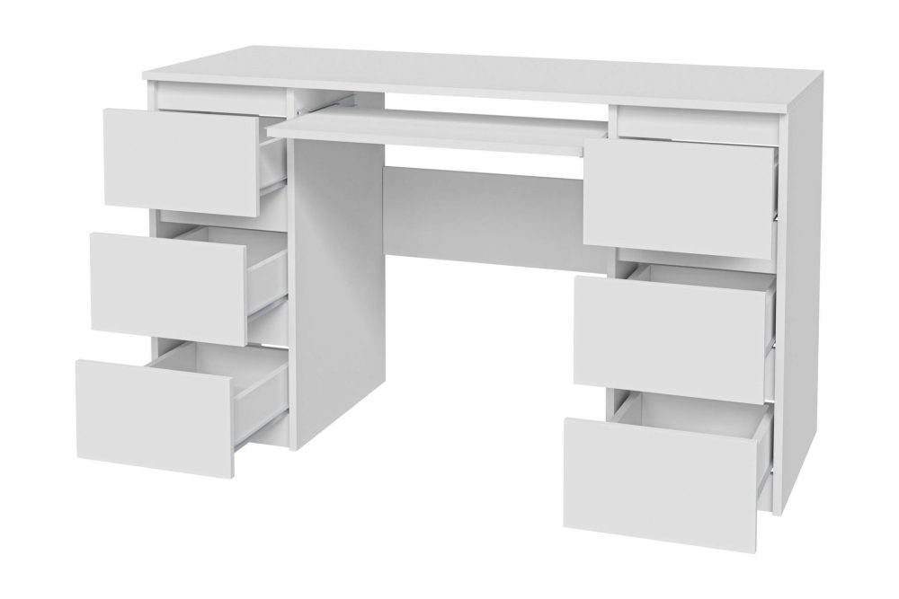 Kubana Skrivbord 130 cm med Förvaring Lådor