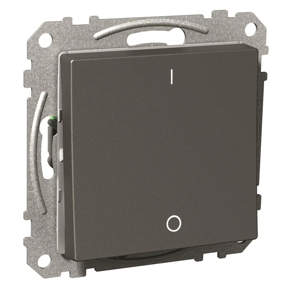 Schneider Electric Exxact Strömbrytare antracit Trapp