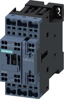 Siemens 3RT2028-2NB30 Kontaktor 1 Sl + 1 Öp/1 Sl, 21-28 V, AC/DC 18,5 kW, 50 A/38 A