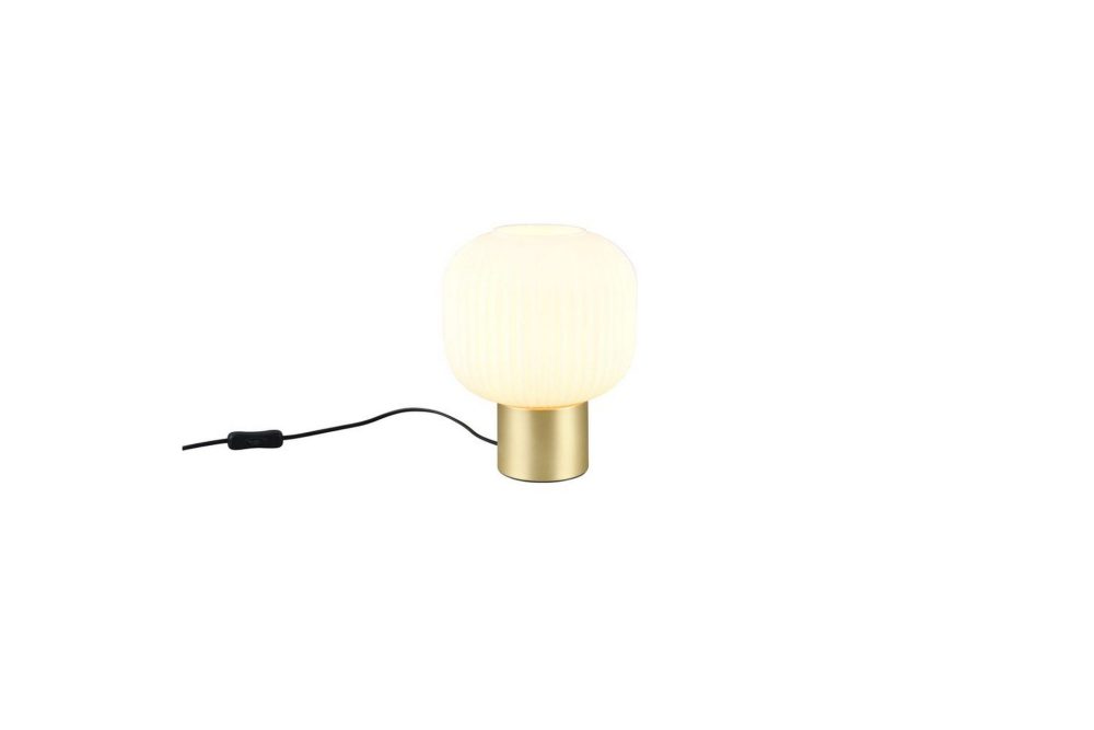 Bordslampa TRIO Diva Mattmässing/vit