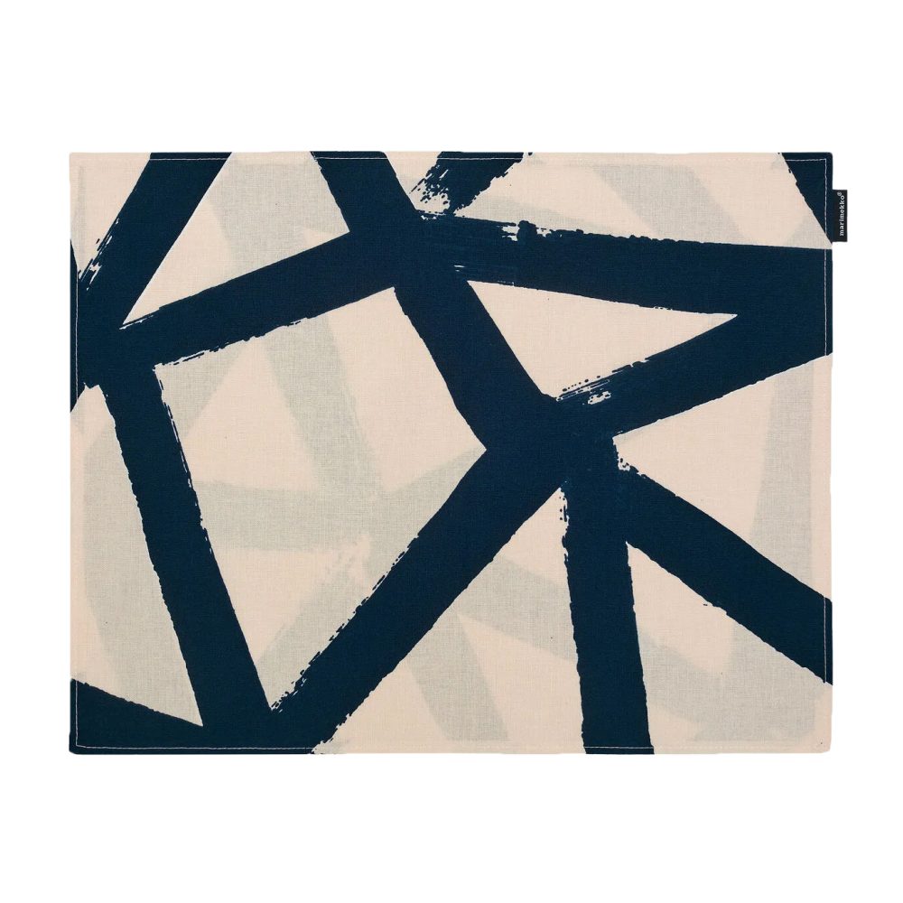 Ukkospilvi bordstablett 31x42 cm, Peach-dark blue