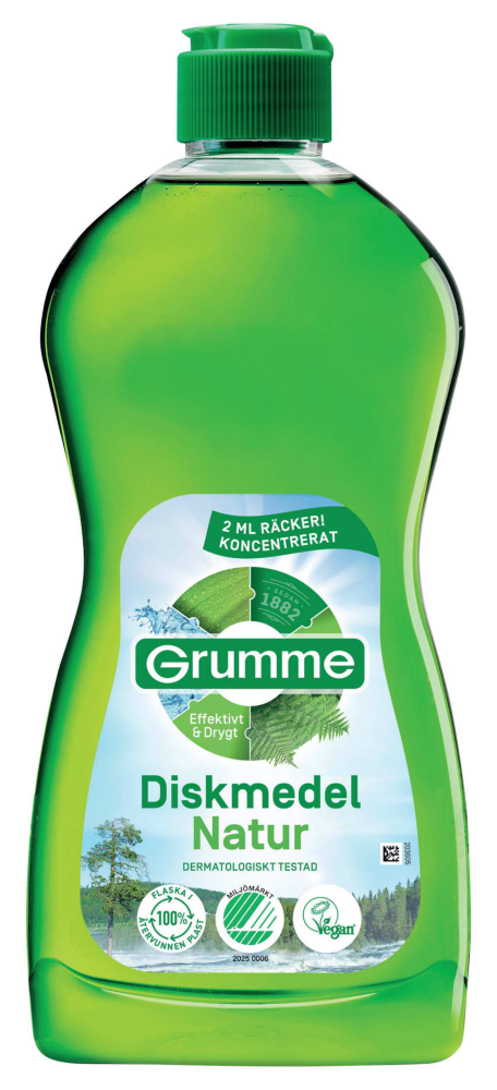 DISKMEDEL NATUR GRUMME 500ML