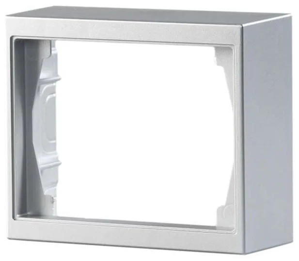 ABB Impressivo Förhöjningsram 2-vägs, aluminium 2-fack