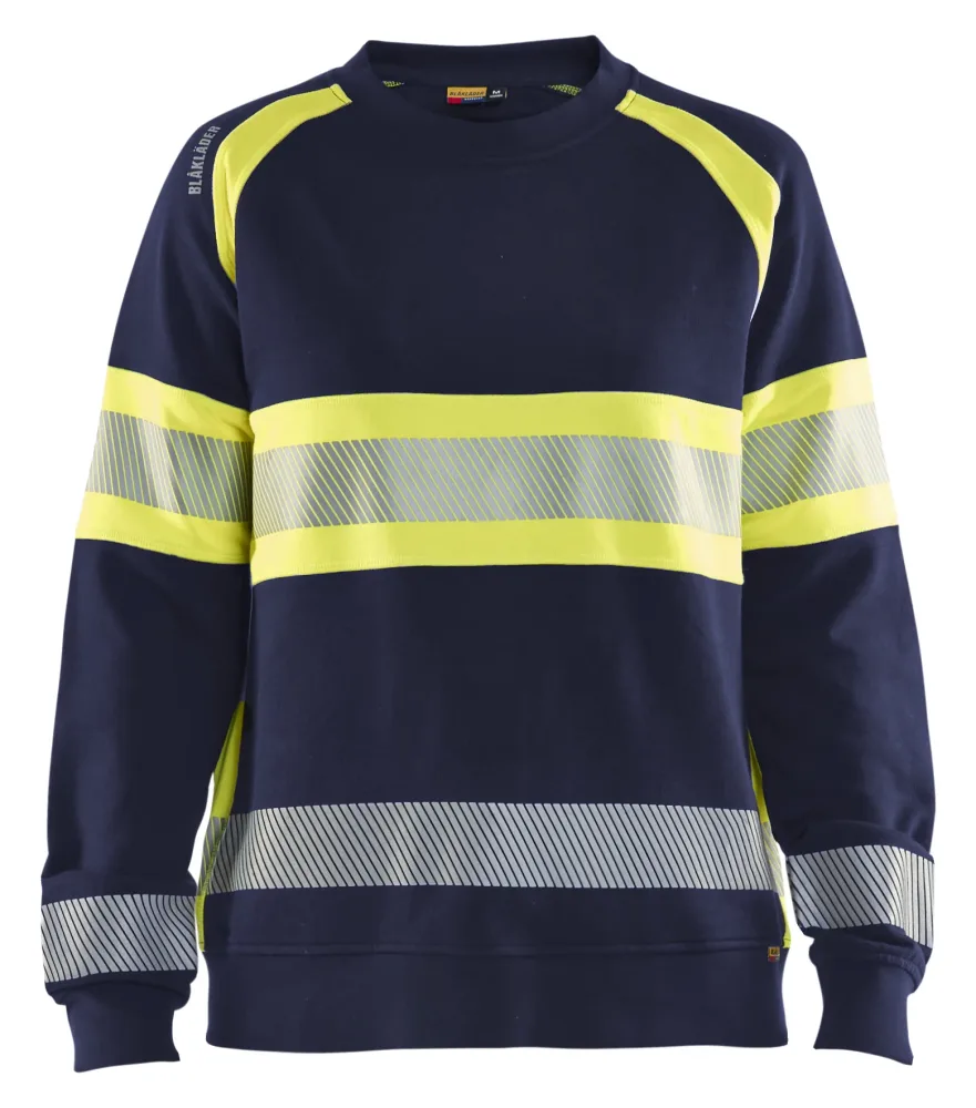 Blåkläder 340911588933XS Tröja varsel, marinblå/gul Marinblå/gul