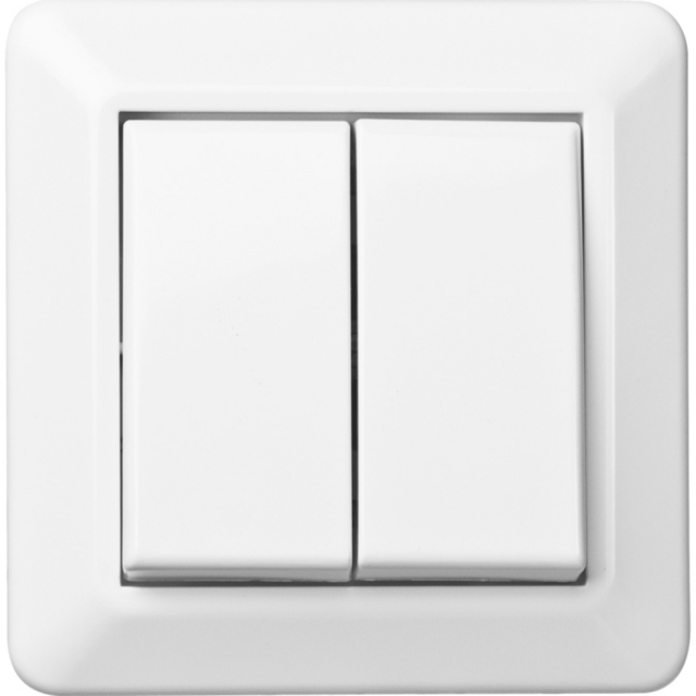 STRÖMBRYTARE GELIA RS TR/1P INF RV, NORDIC RENVIT