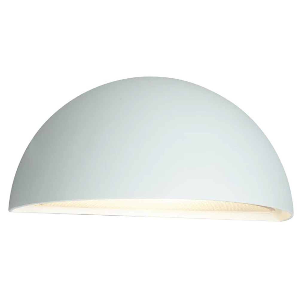 Halden Väggarmatur Dali, Vit, LED, 8,8W, 4000K, Norlys 5097W