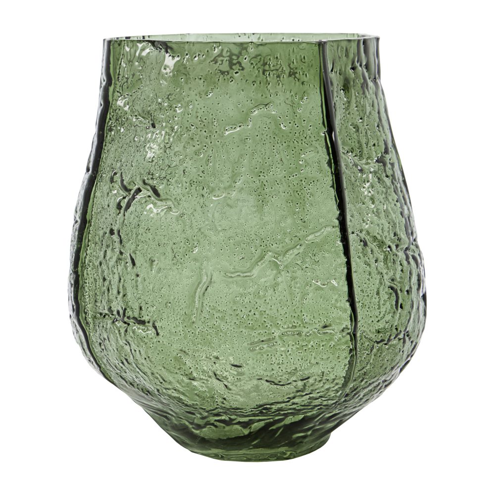 Moun vas 22 cm, Mörkgrön
