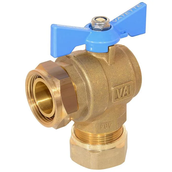 Vatette 8547102 Avstängningsventil 22 mm x G20, vinkel Röd - Bild 2