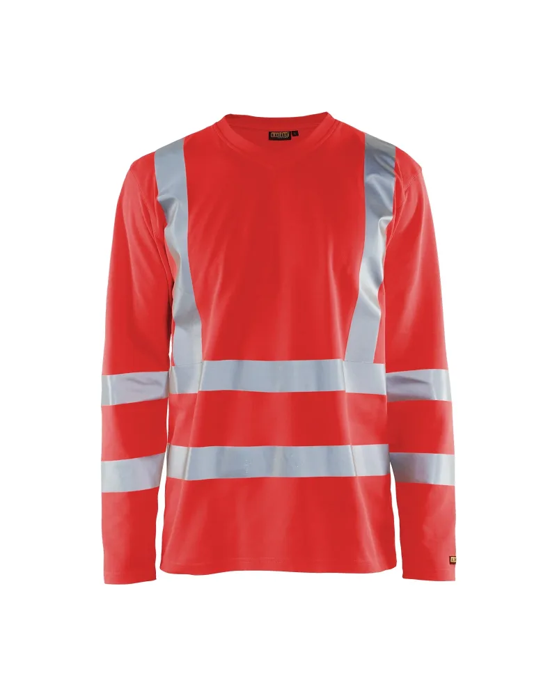 Blåkläder 3381-1070 Långärmad T-shirt varsel klass 3 XL