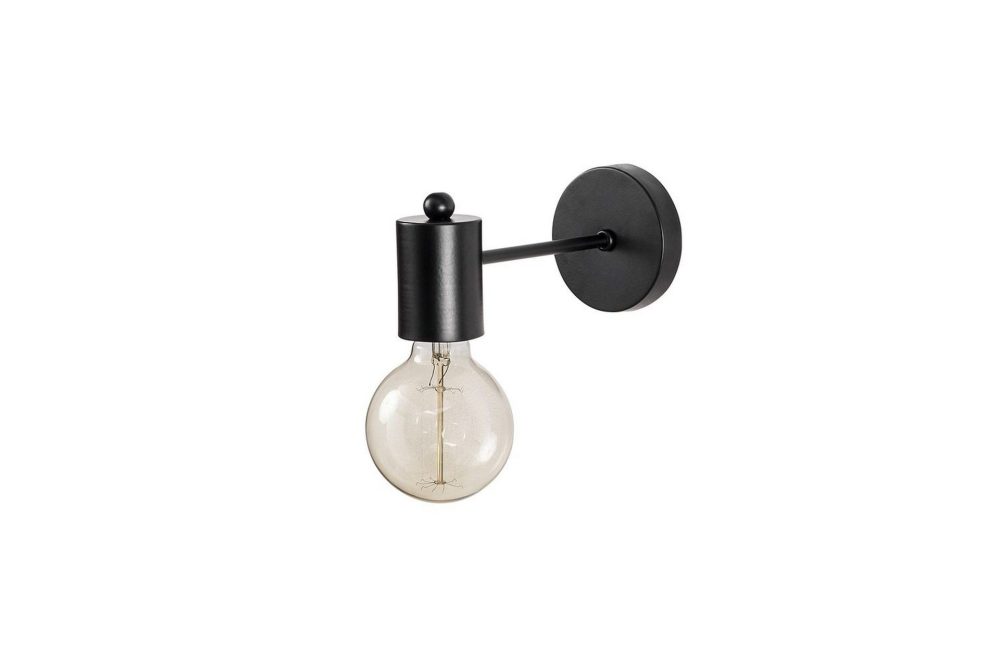 Vägglampa Hexaia Svart