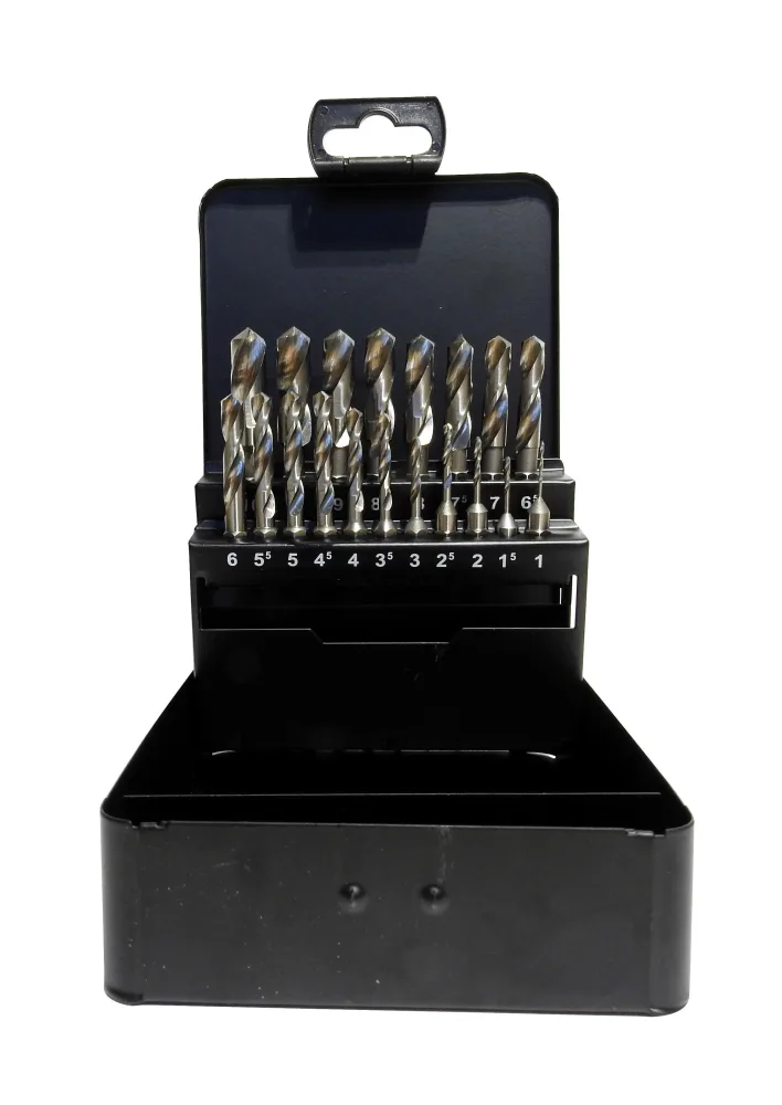 Ironside HC-061 Borrsats 19 delar, HSS, 1/4" sexkant
