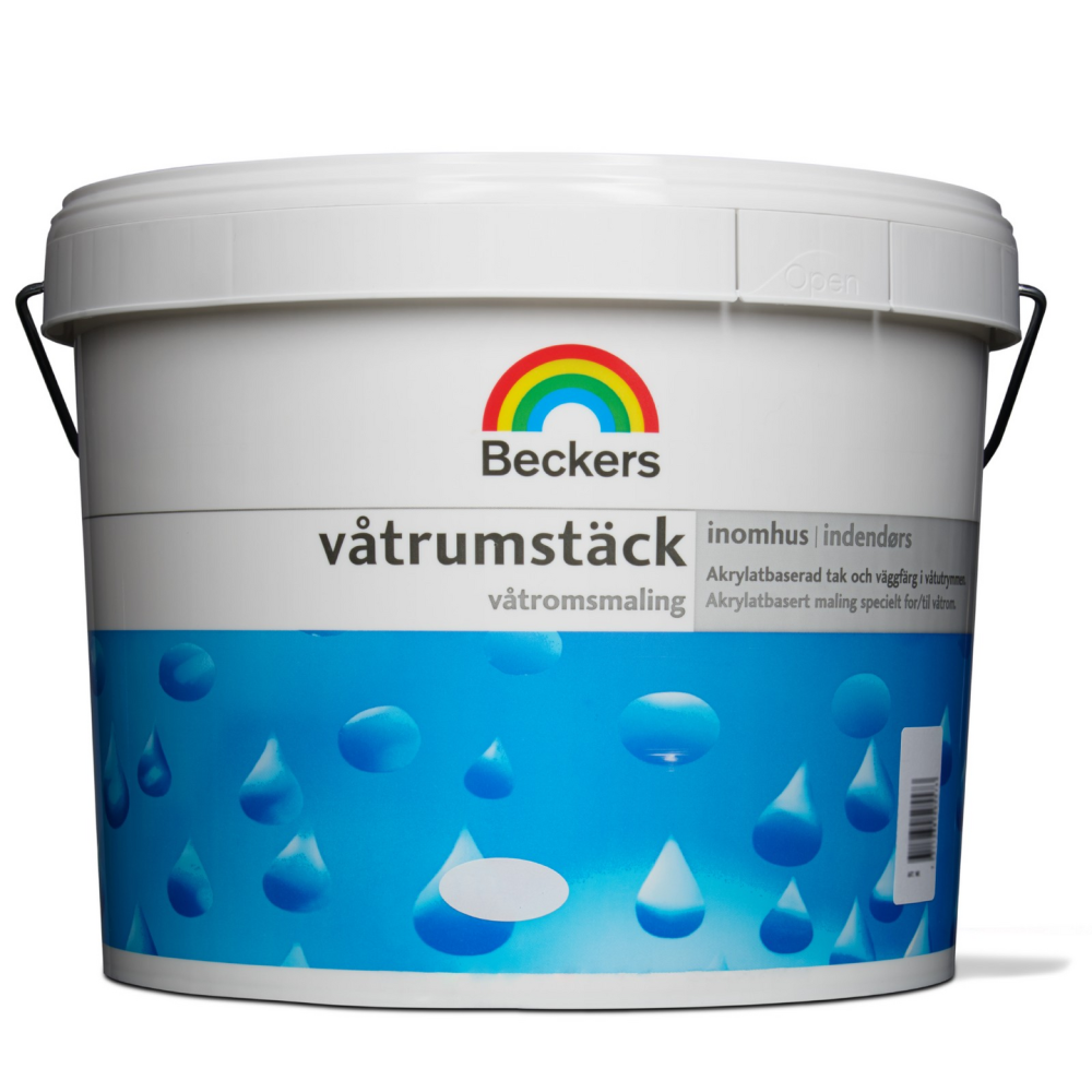 VÅTRUMSTÄCK VIT HALVBLANK 10L RESISTENT 1