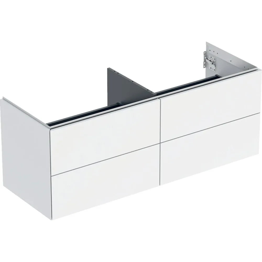 Geberit ONE 505.266.00.6 Kommod med 4 lådor, 135 x 47 cm Valnöt - Bild 2