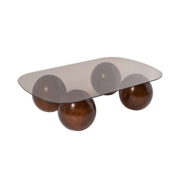 Soffbord Nordure Maroulburg Soffbord 118 cm Bronze,Brun