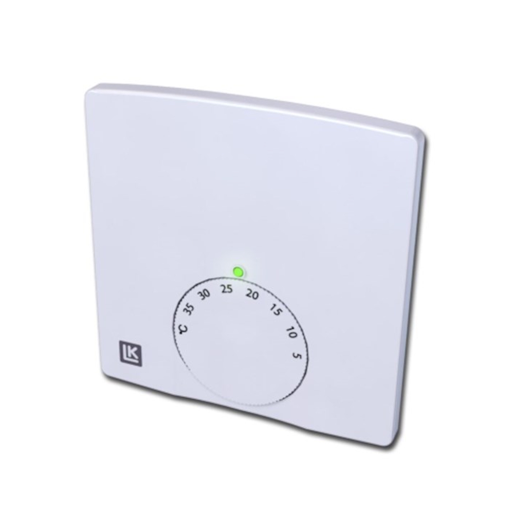 LK Rumstermostat S1 (NO) 24V AC IP30 Vit