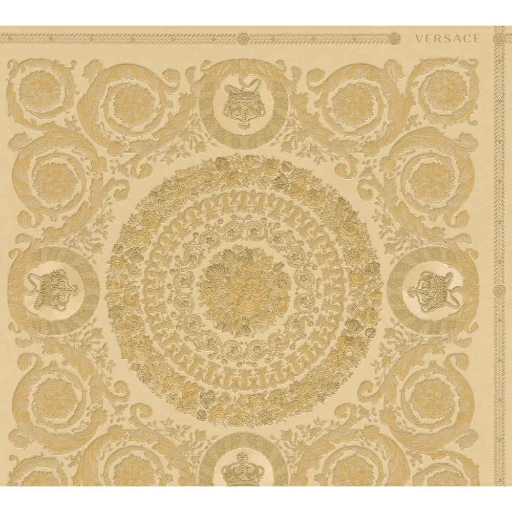 Versace IV 37055-4 Gul Tapet | Stuvbutiken