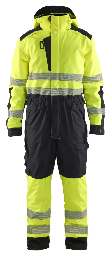 Blåkläder 6725197733994XL Vinteroverall varsel, gul/svart 4XL