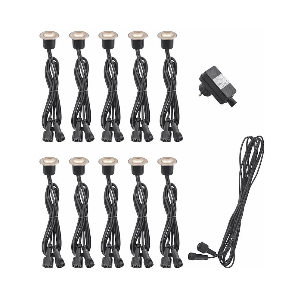 LED-Kit Kos Deck Light X10, 10x0,2W, IP67, Malmbergs 9977273