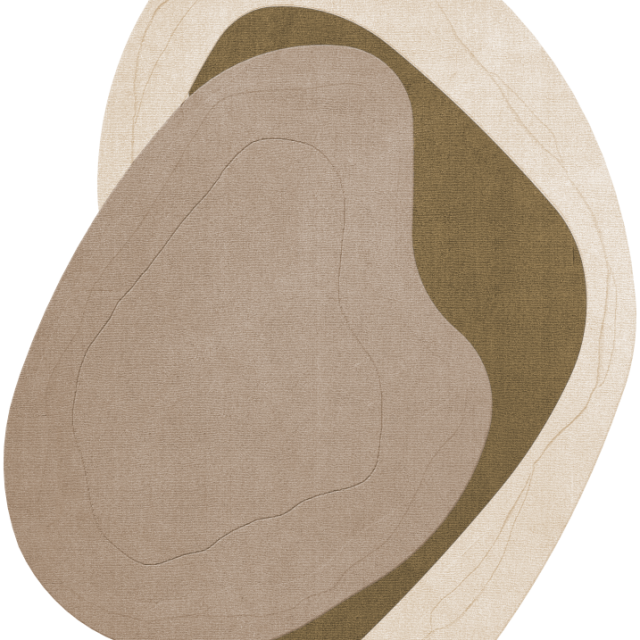 Erik Bratsberg Lozza ullmatta, Olive, 210x270 cm