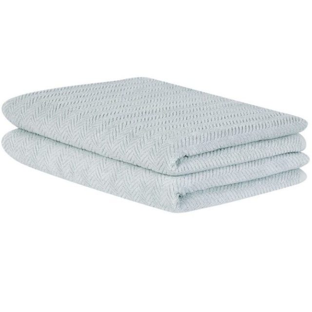 Handduk Mitiaro set om 2 Mintgrön