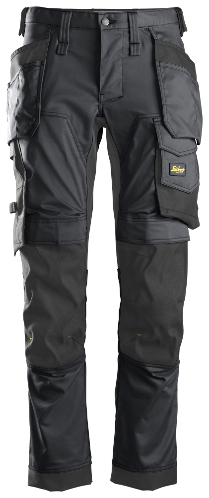 BYXA SNICKERS WORKWEAR STRETCH STÅLGRÅ/SV 112, HF AW