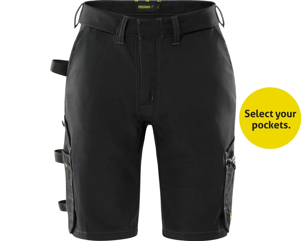 Fristads 2804 GHST Flex Arbetsshorts svart, dam 46
