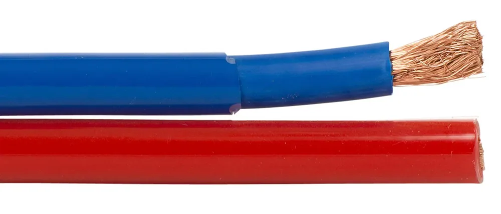 Rutab BITFLEX Anslutningskabel 2 x 10 mm, röd/blå 500 m, trumma