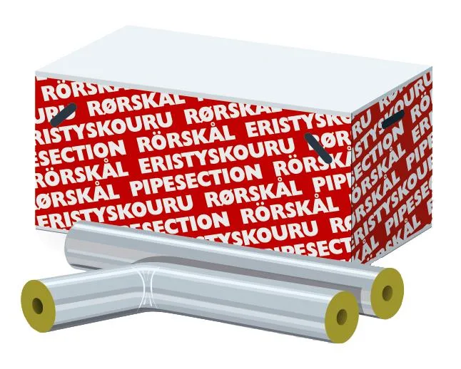 ROCKWOOL 238526 Rörskål 30 mm isolertjocklek, med tejp Ø: 42 mm