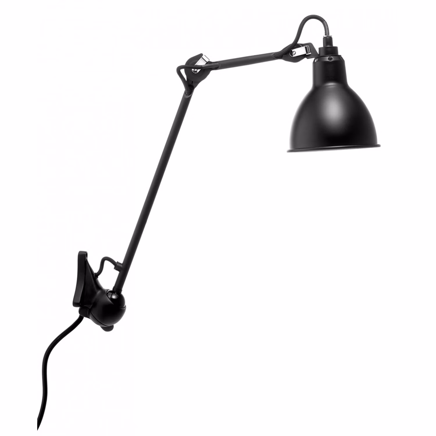 La Lampe Gras N°222 Vägglampa, Svart