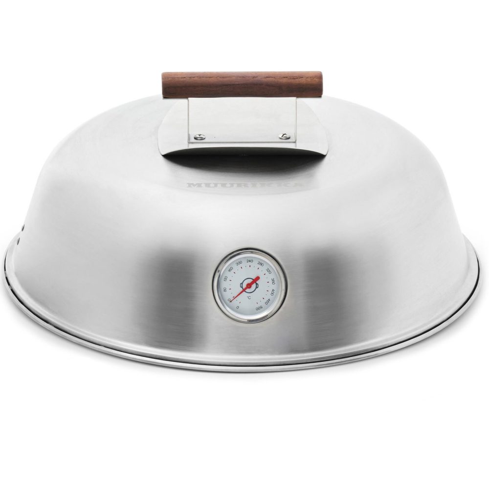 Kjøp Muurikka Lock med termometer, rustfritt, 58 cm