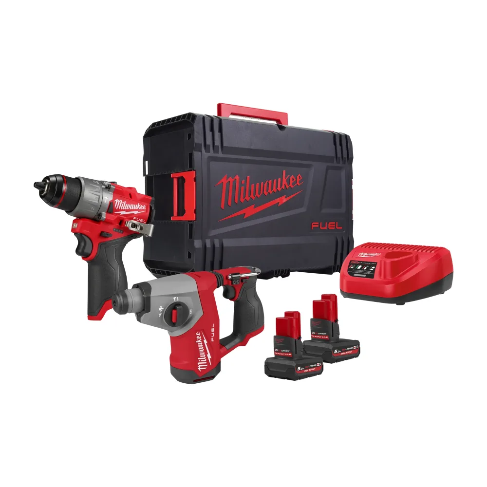 Milwaukee M12 FPP2BG2-502X Verktygspaket