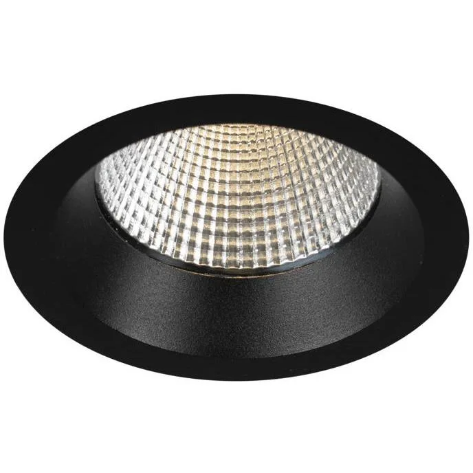 Hide-a-Lite Solo Mini G2 Downlight svart, 3000K Fasdimringsdon