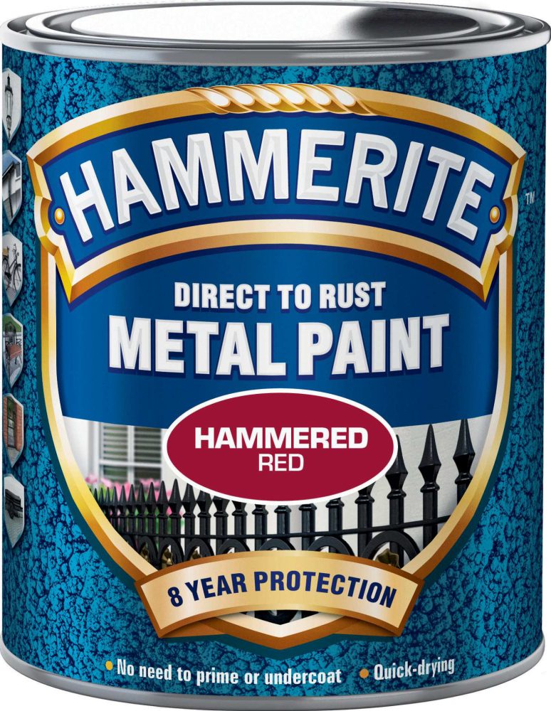 HAMMARLACK HAMMERITE RÖD 250ML