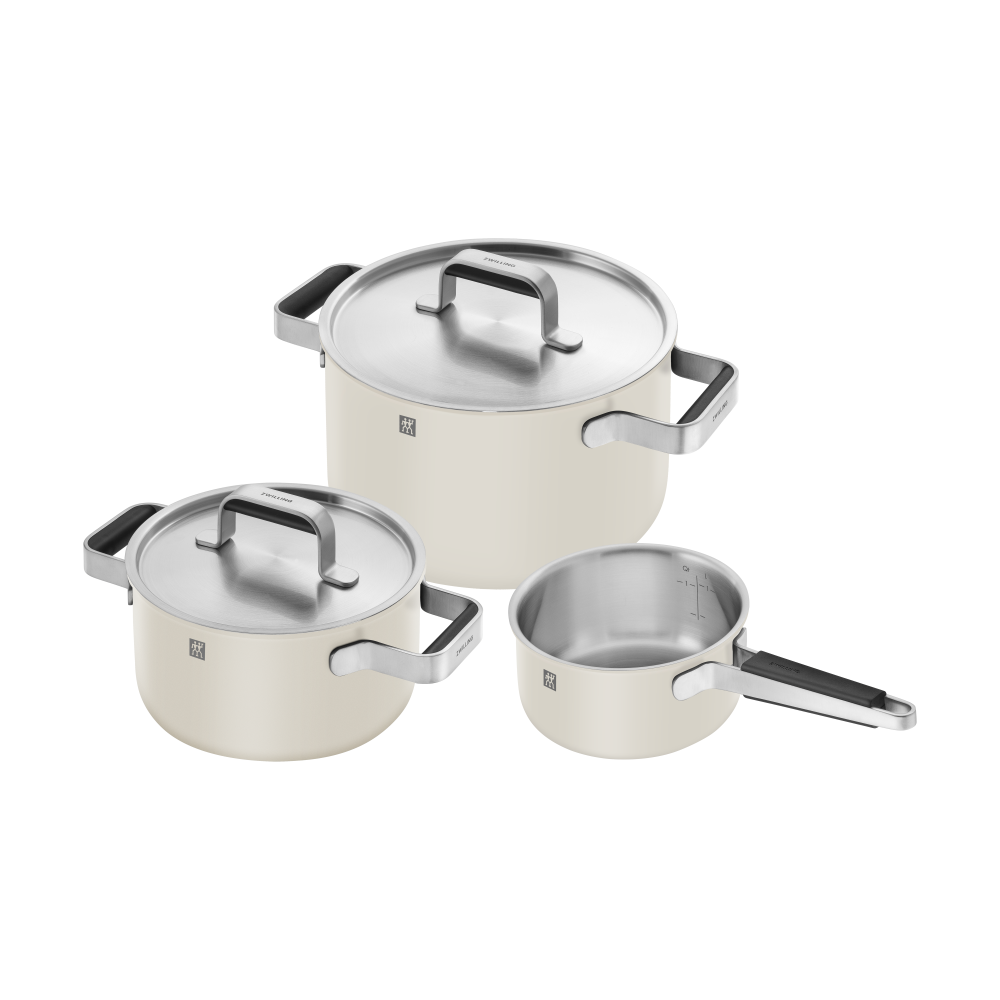 Zwilling Pure kastrullset 5 delar, Elfenbensvit